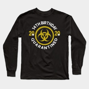 14Th Birthday 2020 Quarantined Graduation Long Sleeve T-Shirt